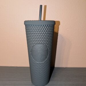 Starbucks Matte Black Textured Tumbler
